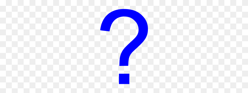 256x256 Blue Question Mark Icon - Question Mark PNG