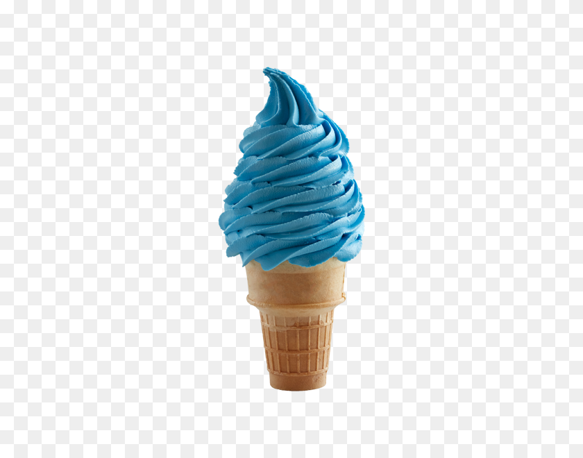 600x600 Blue Raspberry Soft Serve Ice Cream Soft Blue Raspberry Ice Cream - Ice Cream PNG