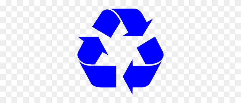 300x300 Blue Recycle Logo Clip Art - Recycle Logo PNG