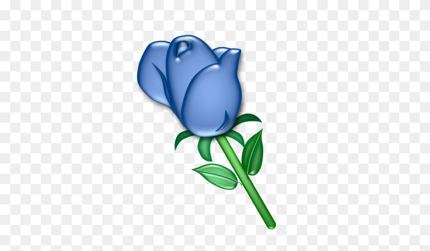 414x431 Blue Rose Clipart - Blue Rose PNG