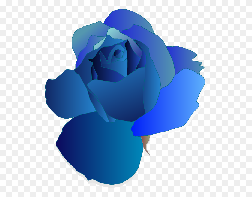 540x596 Blue Rose Png Clip Arts For Web - Blue Rose PNG