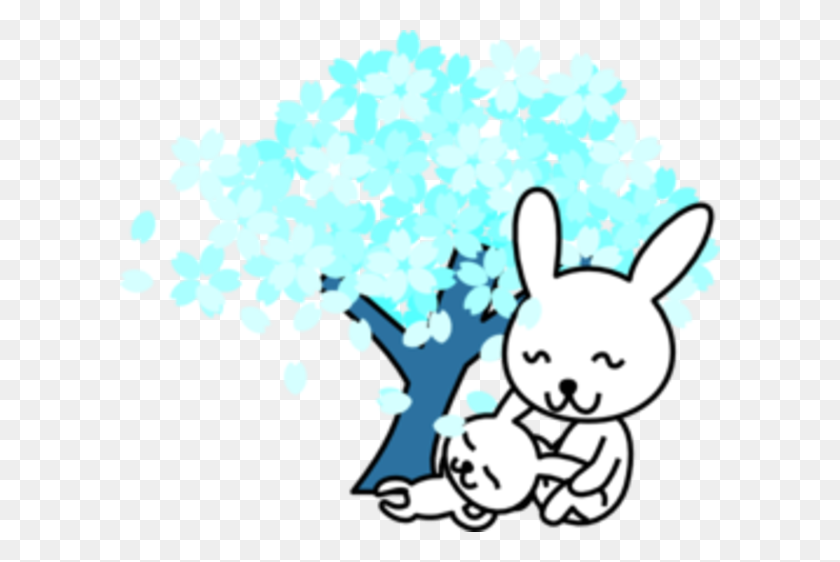 600x502 Голубая Сакура, Мать И Ребенок, Бесплатные Изображения - Cherry Blossom Tree Clipart