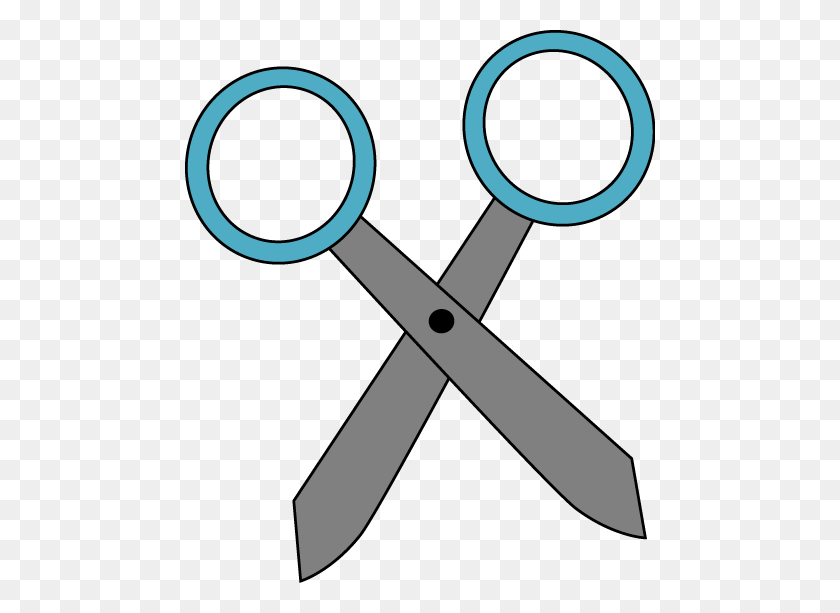 470x553 Blue Scissors Clip Art - Counseling Clipart