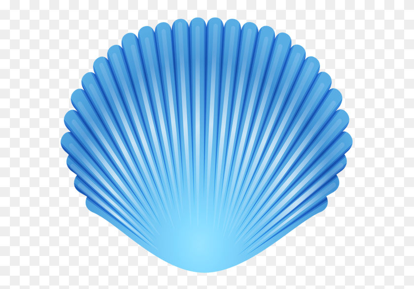600x527 Blue Seashell Transparent Png Clip Art Gallery - Shell Border Clip Art