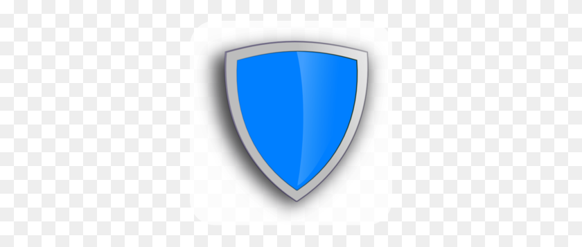 292x297 Blue Security Shield Clip Art - Security Clipart