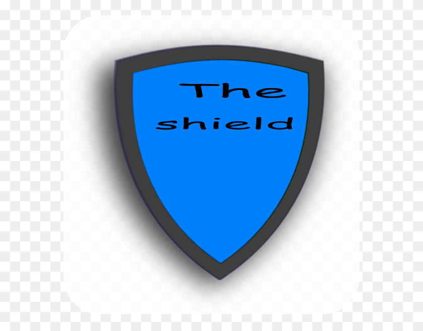 588x598 Blue Security Shield Png, Clip Art For Web - Shield Images Clipart