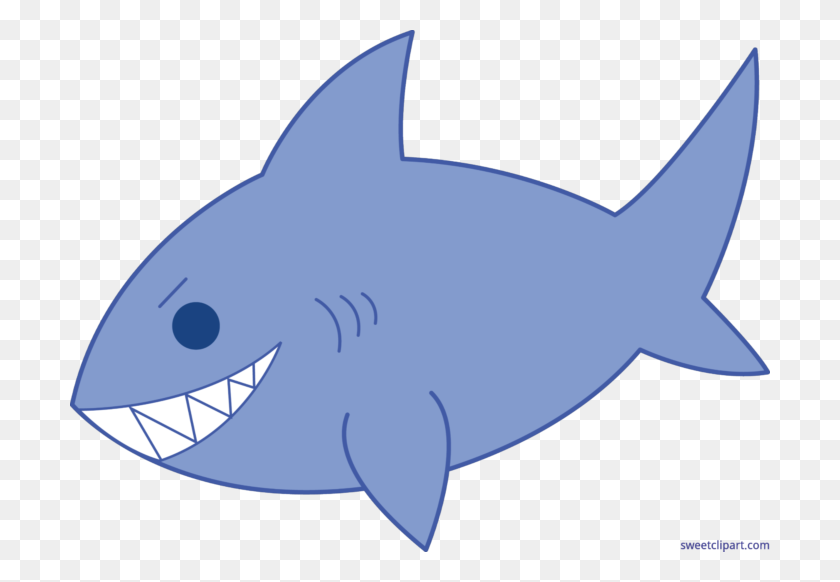 700x522 Blue Shark Clip Art - Shark Fin Clipart