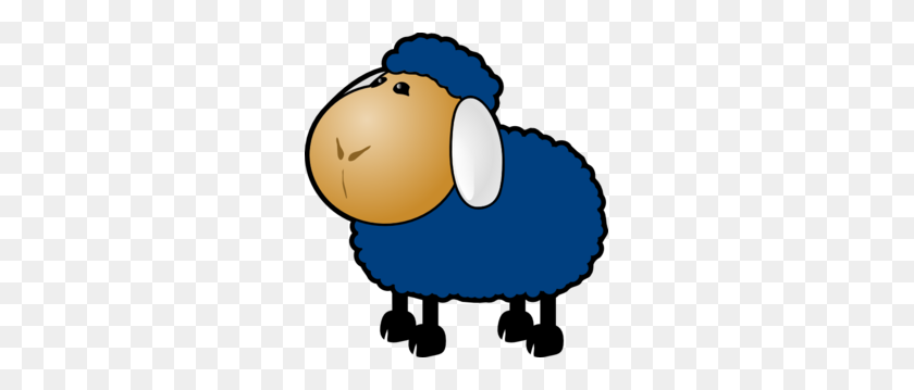 279x299 Blue Sheep Clip Art - Free Sheep Clipart