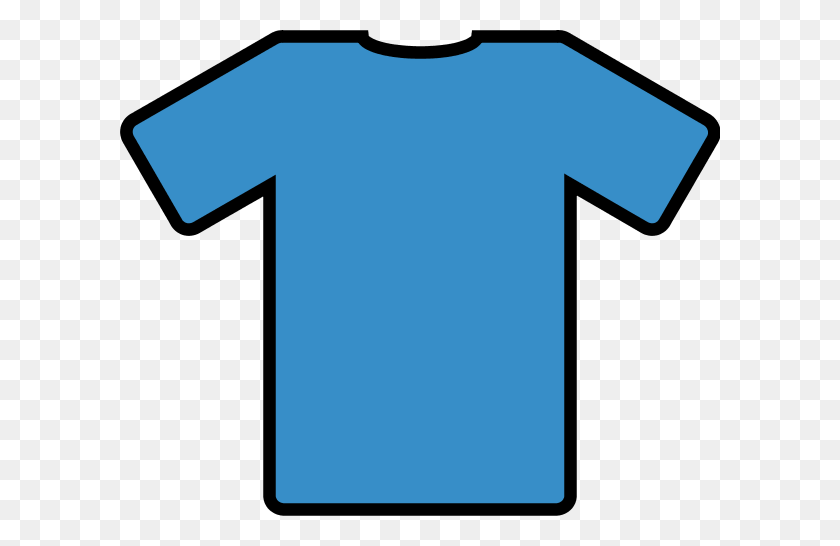 600x486 Blue Shirt Clipart - Sweatshirt Clipart