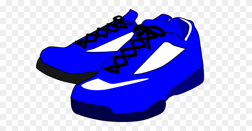 600x377 Blue Shoes Clip Art - Shoes Clipart