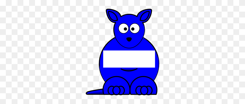 252x297 Blue Sightword Kangaroo Png, Clip Art For Web - Sight Clipart