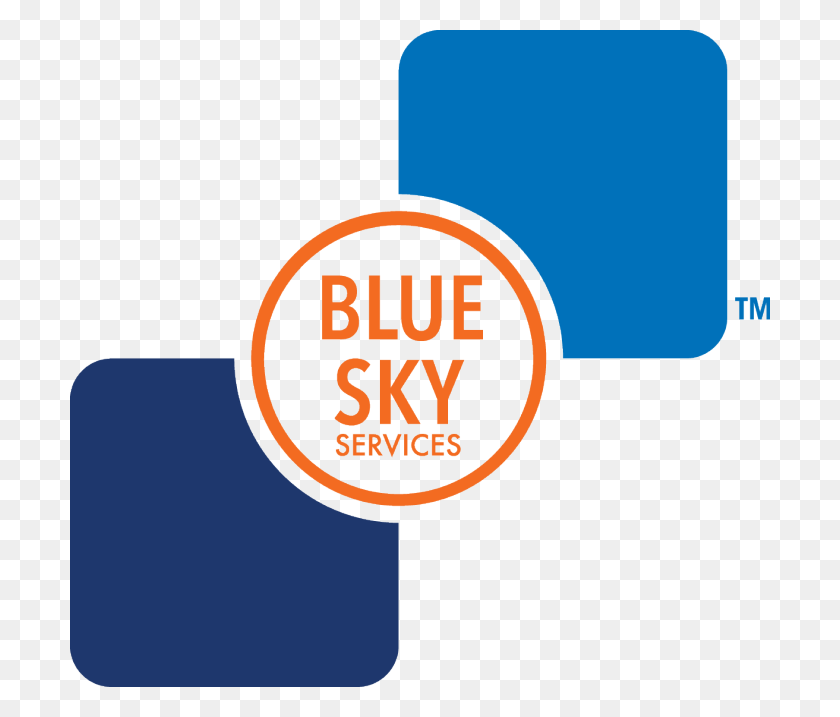 700x657 Blue Sky Services, Фирменный Логотип Ооо На Behance - Голубое Небо В Формате Png