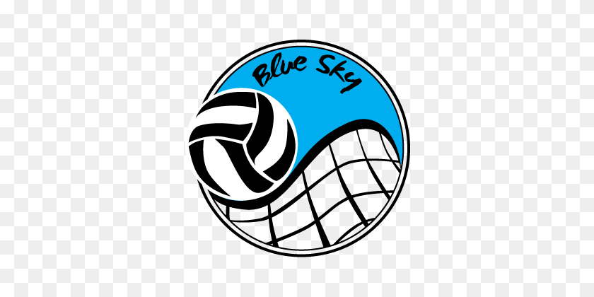 360x360 Blue Sky Volleyball - Sand Volleyball Clipart