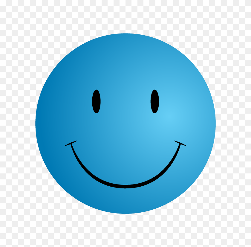 766x766 Blue Smiley Face Png - Smiley PNG