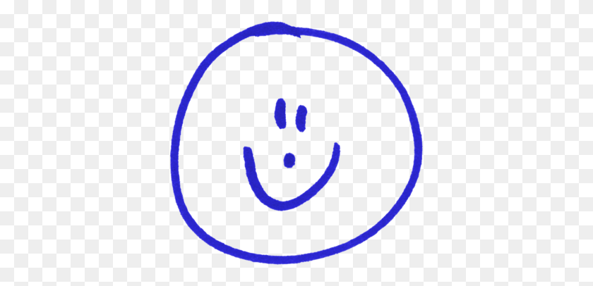 358x346 Blue Smiley Face Png - Happy Face PNG