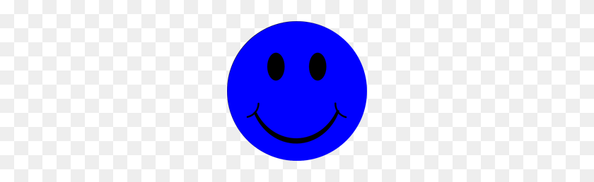 198x198 Blue Smiley Face Png, Clip Art For Web - Smiley Face PNG