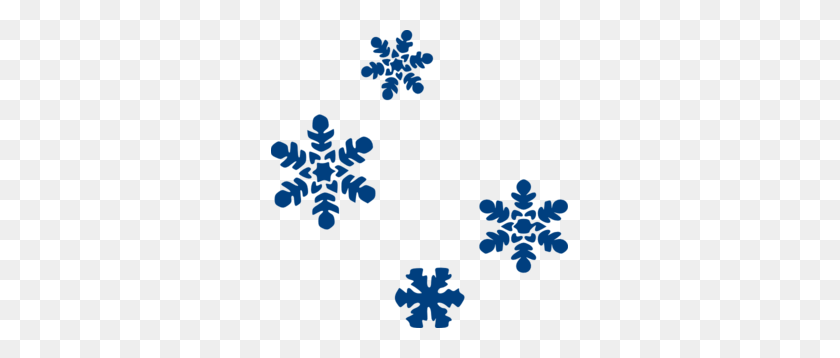 297x298 Blue Snow Flakes Clip Art - Winterwonderland Clipart