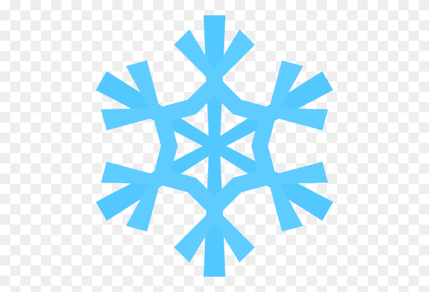 512x512 Blue Snowflake Cliparts - Snowflake Border Clipart