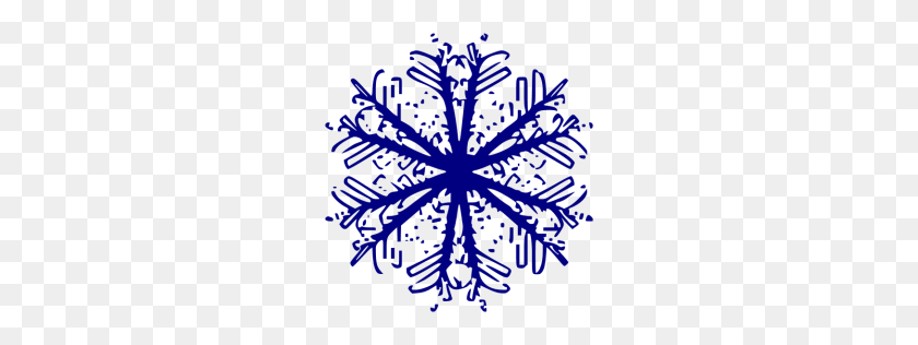 256x256 Blue Snowflake Png, Winter Clipart - Frozen Snowflake PNG