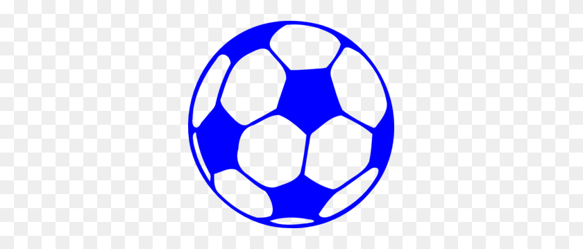 297x299 Blue Soccer Ball Clip Art - Blue Ball Clipart