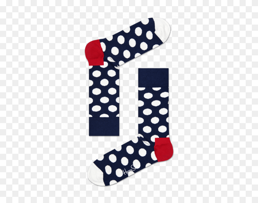 427x600 Blue Socks With White And Red Big Dots Buy Unique Socks Online - White Dots PNG