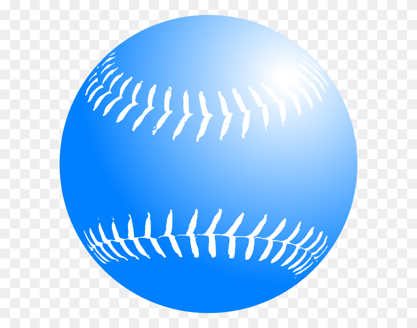 600x600 Blue Softball Png, Clip Art For Web - Target Clipart Free