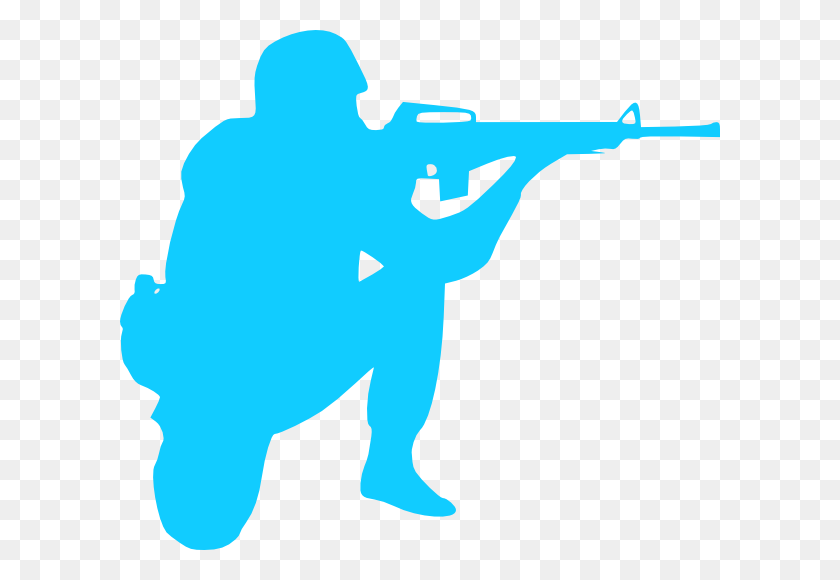 Blue Soldier Png, Clip Art For Web - Soldier Clipart