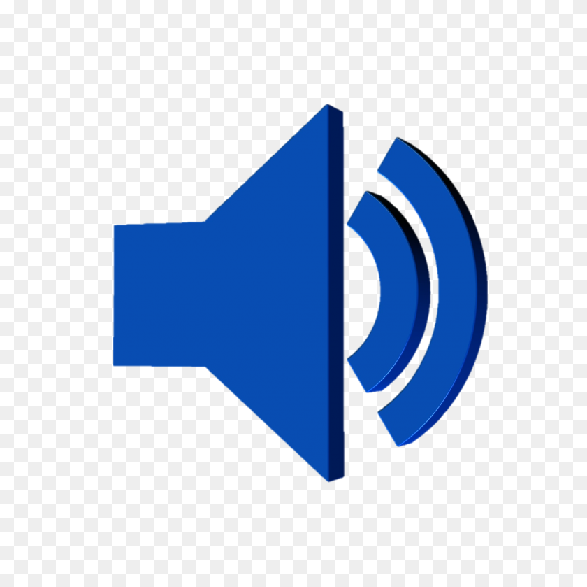 2000x2000 Blue Speaker Icon - Speaker Icon PNG