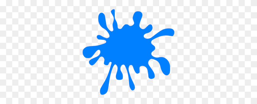 300x280 Blue Splash Png, Clip Art For Web - Blue Splash PNG