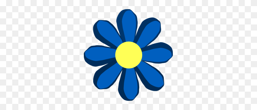 291x300 Синий Весенний Цветок Картинки - Весенний Клипарт