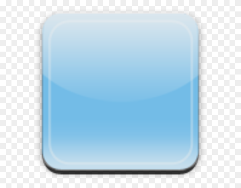 600x596 Синяя Квадратная Кнопка Картинки - Квадратные Очки Клипарт