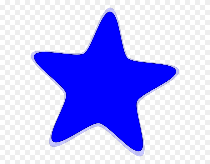 594x595 Blue Star Clip Art - Stars In The Sky Clipart