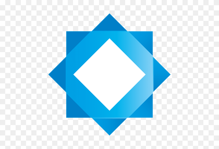 512x512 Blue Star Square Logo - Blue Star PNG