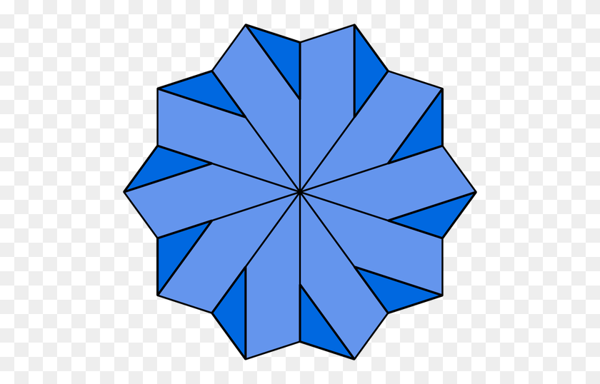500x478 Голубая Звезда Векторное Изображение - Звездный Вектор Png