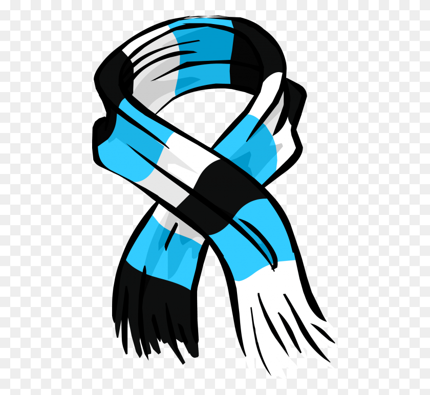 480x712 Blue Striped Scarf Png - Scarf PNG