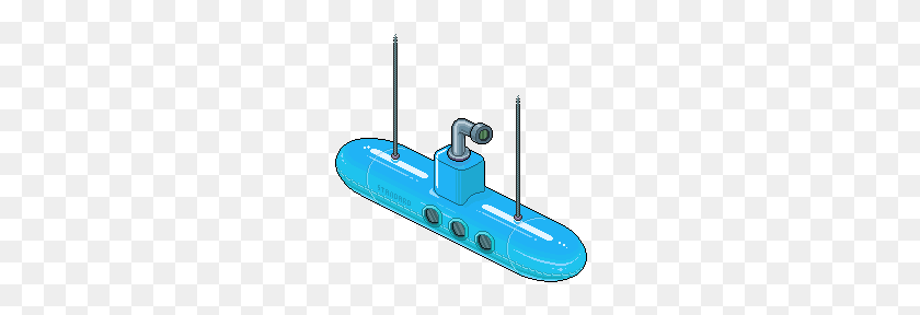 232x228 Blue Submarine - Submarine PNG