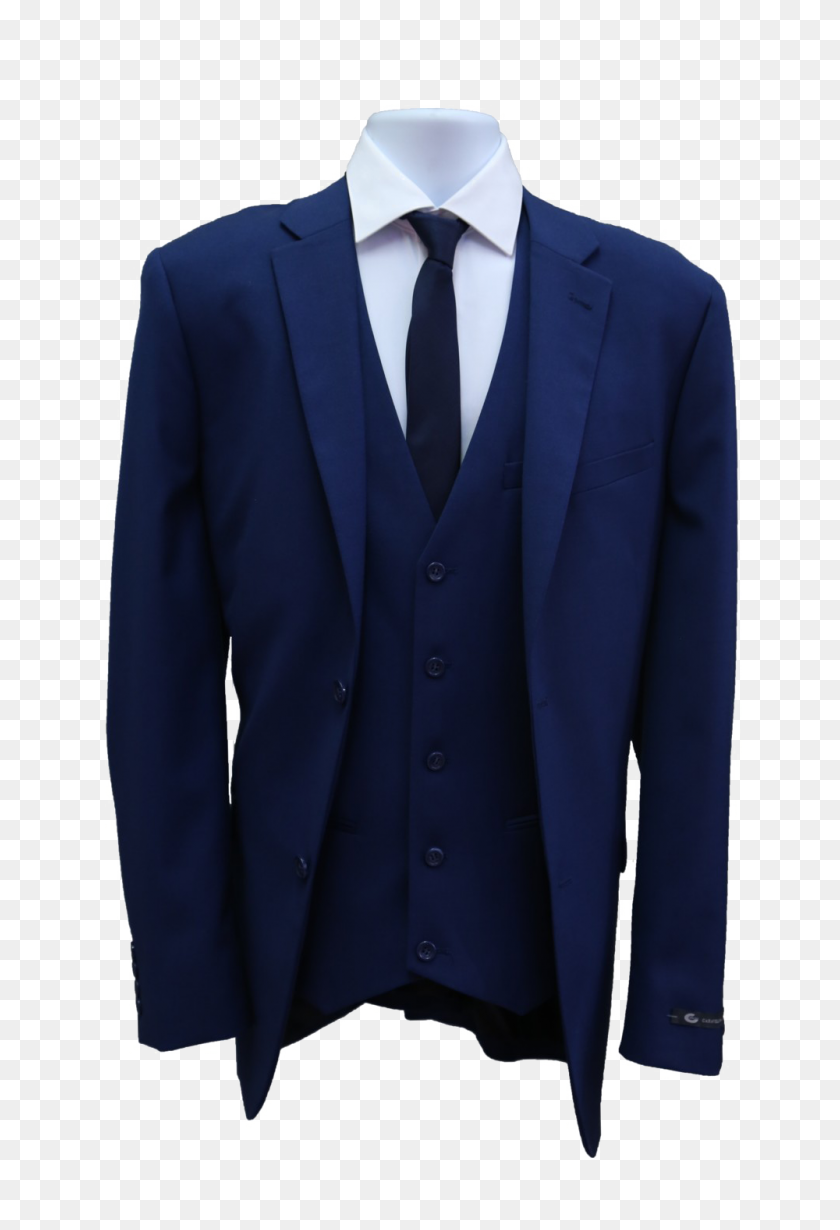 1000x1500 Blue Suit Png Image Background - Suit And Tie PNG