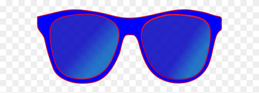 600x242 Blue Sunglasses Clipart Green Communities Canada - Sunglasses Clipart