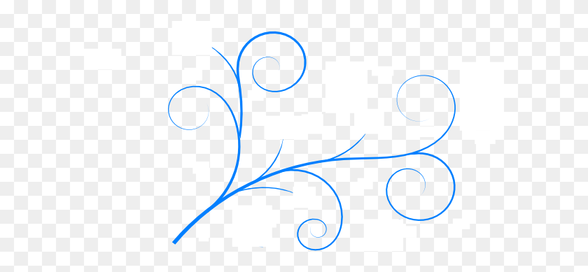 600x329 Blue Swirl Clip Art - Swirl Design Clipart