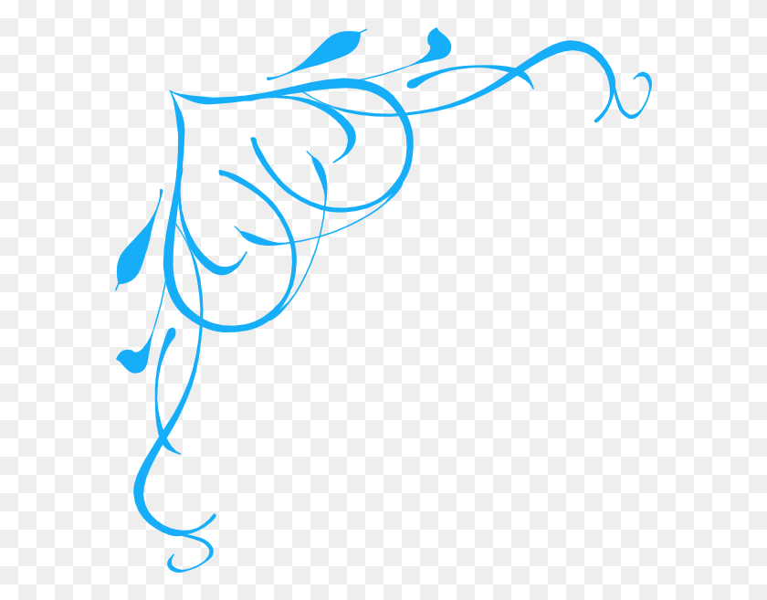 588x597 Blue Swirl Heart Png, Clip Art For Web - Swirl Clipart