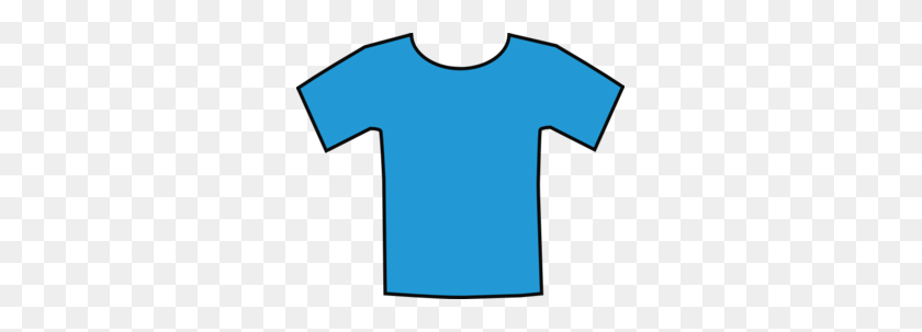 299x243 Blue T Shirt Clip Art - Shirt And Pants Clipart
