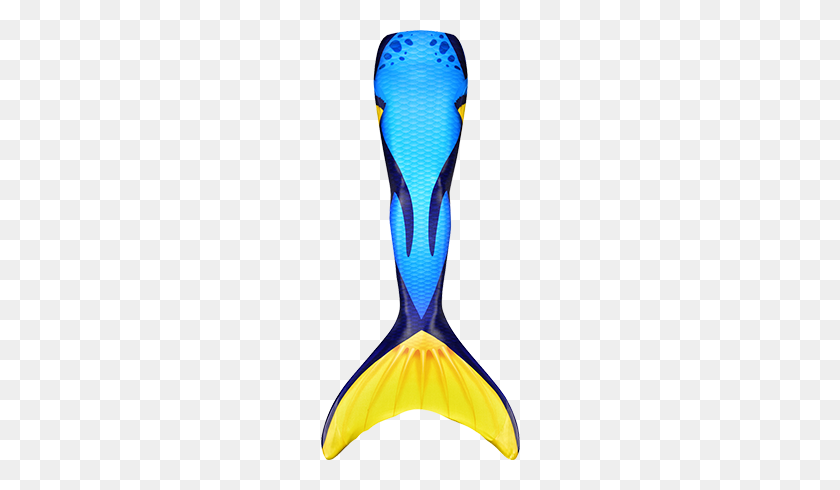 200x430 Blue Tang Mermaid Tail - Mermaid Tail PNG