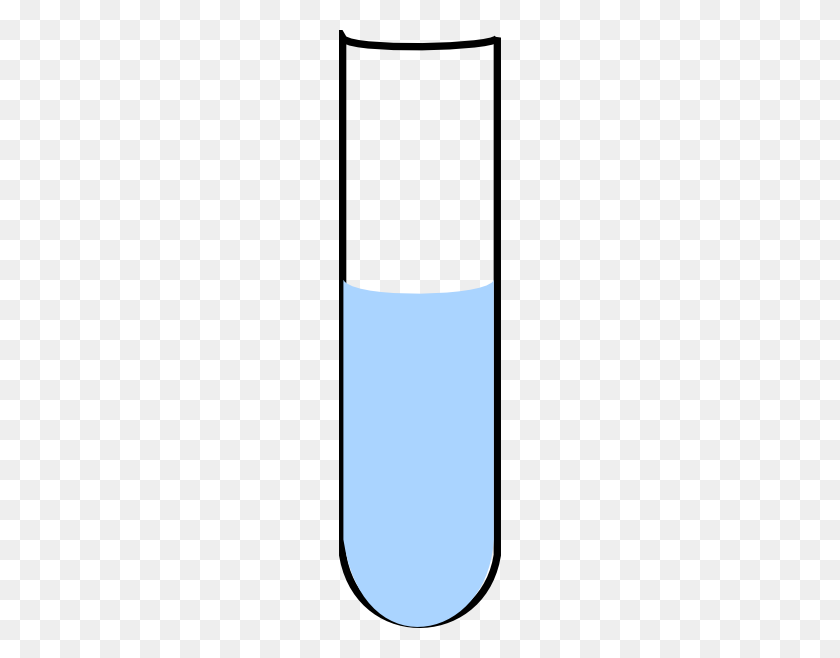 162x598 Blue Test Tube Png, Clip Art For Web - Tube Clipart