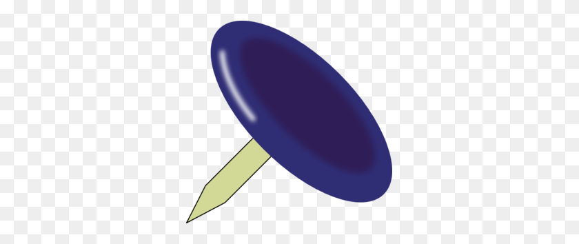 299x294 Blue Thumb Tack Clip Art - Tack PNG