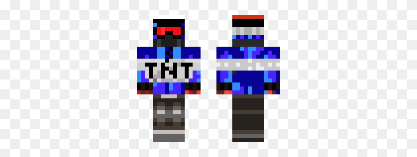 288x256 Blue Tnt Minecraft Skins - Minecraft Tnt PNG
