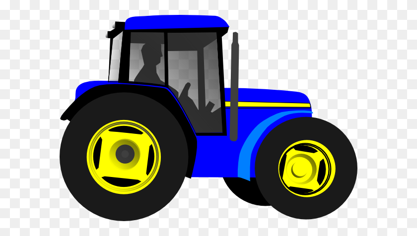 600x416 Синий Трактор Картинки Картинки, Открытки В Основном Бумажные - Фермерский Трактор Клипарт