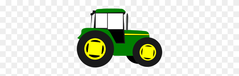 300x207 Blue Tractor Clipart - Trackhoe Clipart