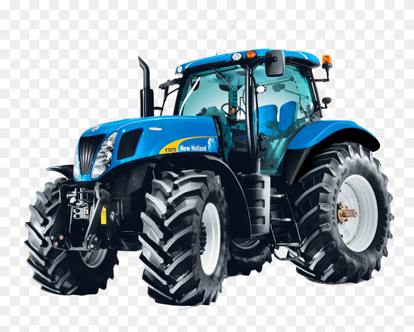 816x642 Tractor Azul Imagen Png - Trasera De Coche Png