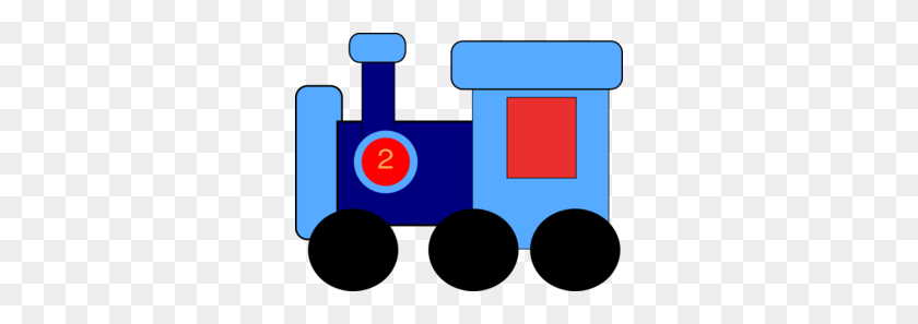 300x237 Blue Train Clip Art - Train Engine Clipart