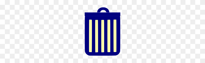 146x198 Blue Trash Can Png, Clip Art For Web - Trash Clipart